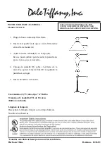 Preview for 2 page of Dale Tiffany TC11174 Assembly Instructions