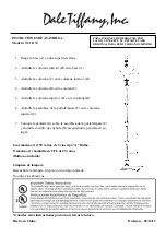 Preview for 4 page of Dale Tiffany TC11174 Assembly Instructions