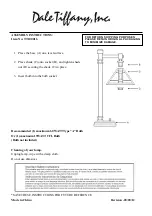 Dale Tiffany TT100016 Assembly Instructions preview