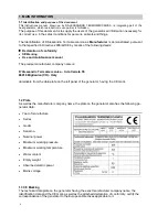 Preview for 6 page of D'Alessandro Termomeccanica CSA100 GM Use And Maintenance Manual