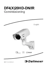 dallmeier DF4 20HD-DN/IR Series Commissioning preview