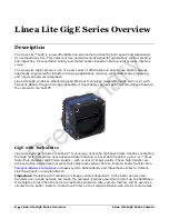 Preview for 8 page of Dalsa Everywhereyoulook Linea Lite GigE User Manual