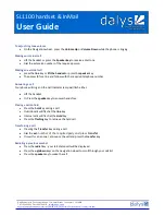 Preview for 2 page of Dalys SL1100 User Manual