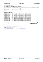 Preview for 10 page of Dametric BRM-DM1 User Manual