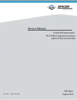 Preview for 1 page of DANA SPICER TE27 Service Manual