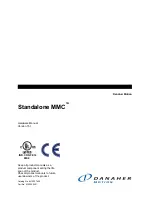 Preview for 1 page of Danaher Motion Standalone MMC Hardware Manual