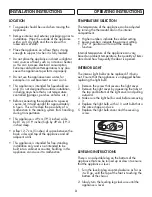 Preview for 4 page of Danby DIPLOMAT DCR044B1WM Owner'S Manual