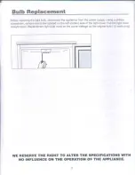 Preview for 12 page of Danby DAR340W Owner'S Manual