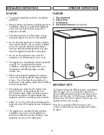 Preview for 4 page of Danby DCF038A3SDB Owner'S Manual