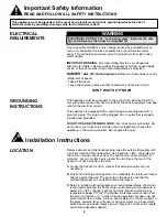 Preview for 3 page of Danby DCF070A1BDB Owner'S Use And Care Manual