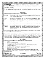 Preview for 7 page of Danby DCFM102A2WDD Owner'S Use And Care Manual