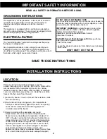 Preview for 4 page of Danby DCFM142WDD Owner'S Use And Care Manual