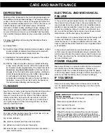 Preview for 6 page of Danby DCFM142WDD Owner'S Use And Care Manual