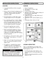 Preview for 3 page of Danby DCR031B1WDD-RF Owner'S Manual