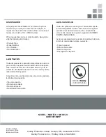 Preview for 44 page of Danby DDW1801MWP Owner'S Use And Care Manual