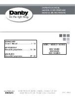 Danby DDW1804EB Owner'S Manual preview