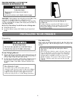 Preview for 3 page of Danby Desighner DUF177A1WDB Owner'S Use And Care Manual