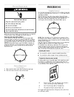 Preview for 5 page of Danby Designer DCFM623WDD Owner'S Use And Care Manual