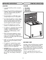 Preview for 4 page of Danby Diplomat DCFM036C1WM Owner'S Manual