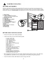 Preview for 8 page of Danby DKC054A1BSL2DB Owner'S Use And Care Manual