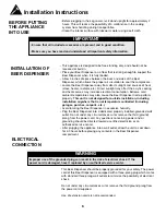 Preview for 8 page of Danby DKC5811BSL-2 Owner'S Use And Care Manual