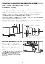 Preview for 42 page of Danby DOM014401G1 Installation Manual