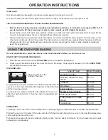 Preview for 10 page of Danby DR200WGLP Owner'S Use And Care Manual