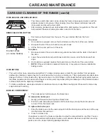 Preview for 18 page of Danby DR200WGLP Owner'S Use And Care Manual