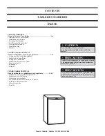 Preview for 2 page of Danby DUFM032A1WDB Owner'S Use And Care Manual