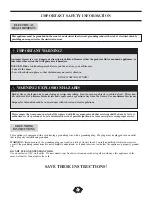 Preview for 3 page of Danby DUFM032A1WDB Owner'S Use And Care Manual