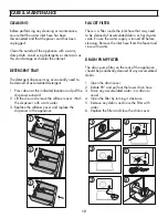 Preview for 13 page of Danby DWM120WDB-3 Owner'S Manual