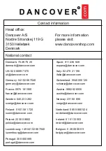 Preview for 8 page of Dancover AC120070 Manual