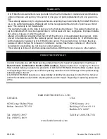Preview for 3 page of D&R ELECTRONICS 905-0148A Installation Manual