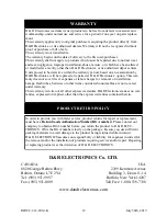 Preview for 12 page of D&R ELECTRONICS PDU14-K Installation & Operation Manual