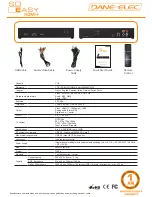 Preview for 2 page of DANE-ELEC SO EASY HDMI PLUS Datasheet