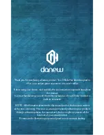 Preview for 2 page of danew DSLIDE 1017 User Manual