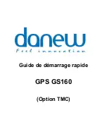 danew GPS GS160 Quick Start Manual preview