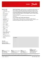 Preview for 16 page of Danfoss MP08A User Manual