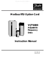 Preview for 2 page of Danfoss VLT 5000 Instruction Manual