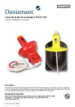 Preview for 5 page of Daniamant Lifebuoy light L160 Installation And Maintenance Instructions Manual