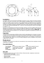 Preview for 6 page of Daniamant Lifebuoy light L160 Installation And Maintenance Instructions Manual