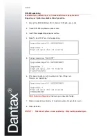 Preview for 1 page of Dantax DVD-920 Firmware Update