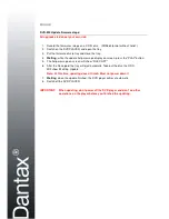 Preview for 2 page of Dantax DVD-920 Firmware Update