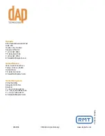 Preview for 34 page of DAP Technologies Kinysis 8900KS Quick Manual