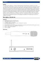 Preview for 5 page of DAPAudio COM-2.4 Manual