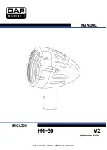 Preview for 1 page of DAPAudio HM-30 Manual