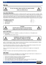 Preview for 3 page of DAPAudio HM-30 Manual