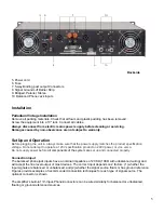 Preview for 7 page of DAPAudio Palladium P-400 Product Manual