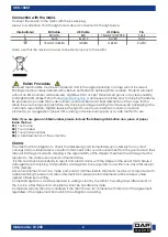 Preview for 5 page of DAPAudio ubr-180bt User Manual