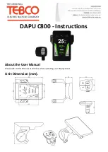 Preview for 1 page of DAPU C800 Instructions